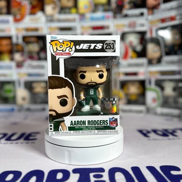 NFL New York Jets Aaron Rodgers Funko Pop! Vinyl Figure #253 - Picture 1 of 6